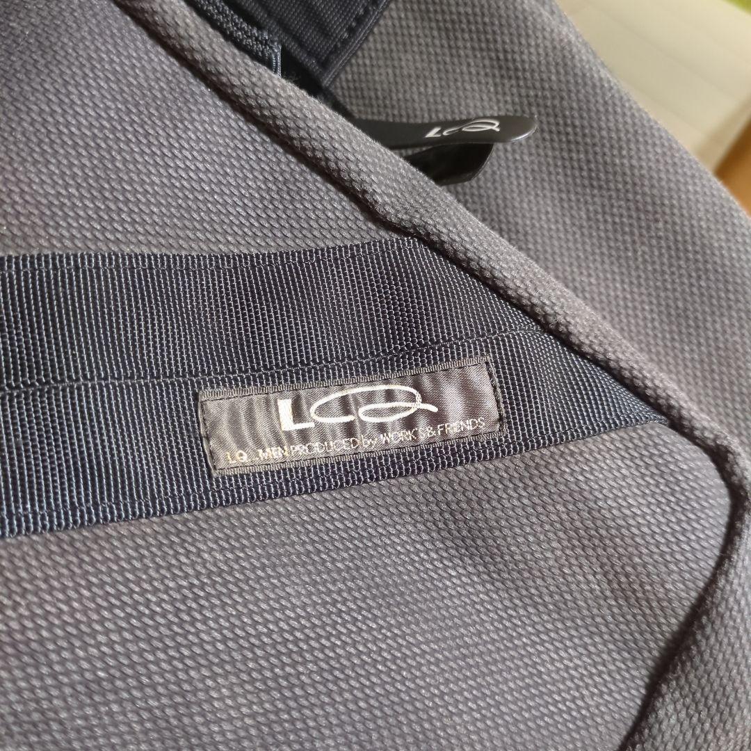 LQ MEN　 ブラック ボストンバッグ