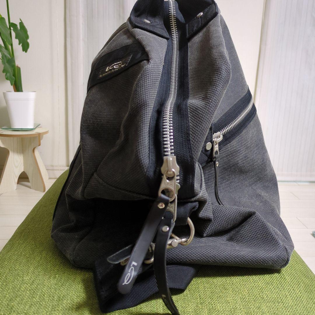 LQ MEN　 ブラック ボストンバッグ