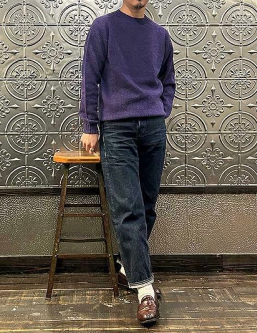 【新品同様】HARLEY OF SCOTLAND クルーネックセーター