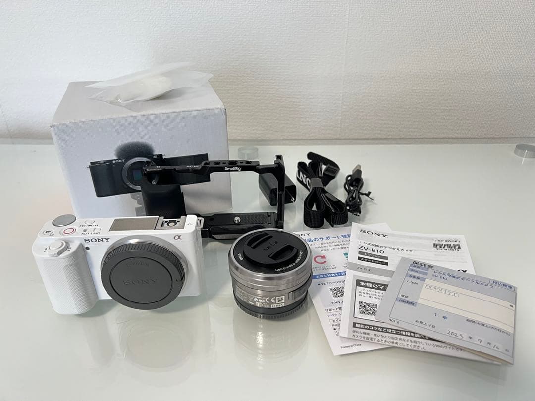 【ほぼ未使用SC数12枚】SONY ZV-E10 SmallRigグリップケージ