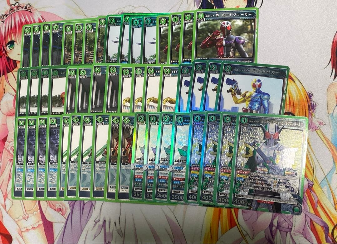 n*u様 ユニオンアリーナ 仮面ライダーWデッキ+改造パーツ