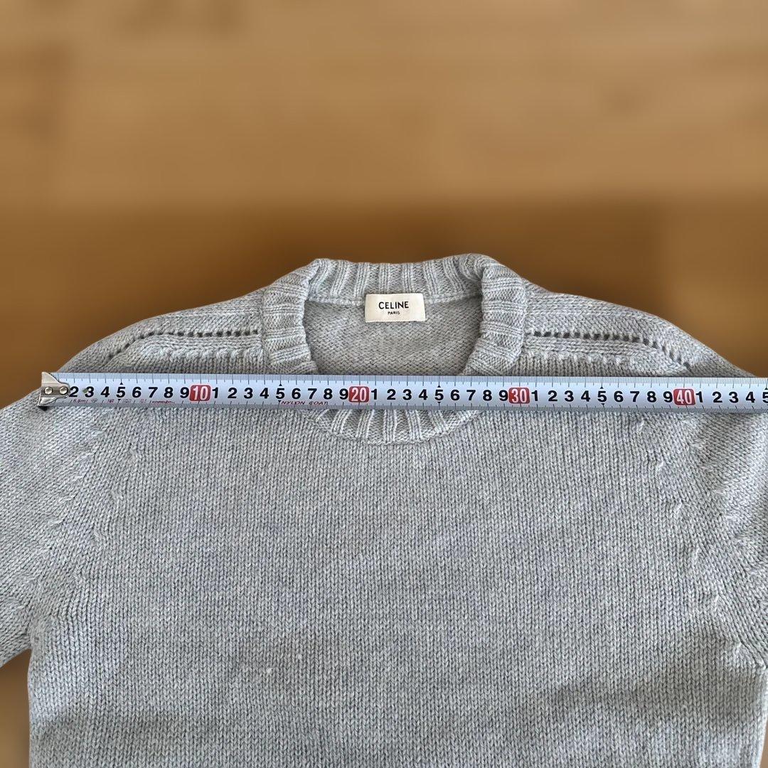 CELINE クルーネック ニット 長袖 ウール100%