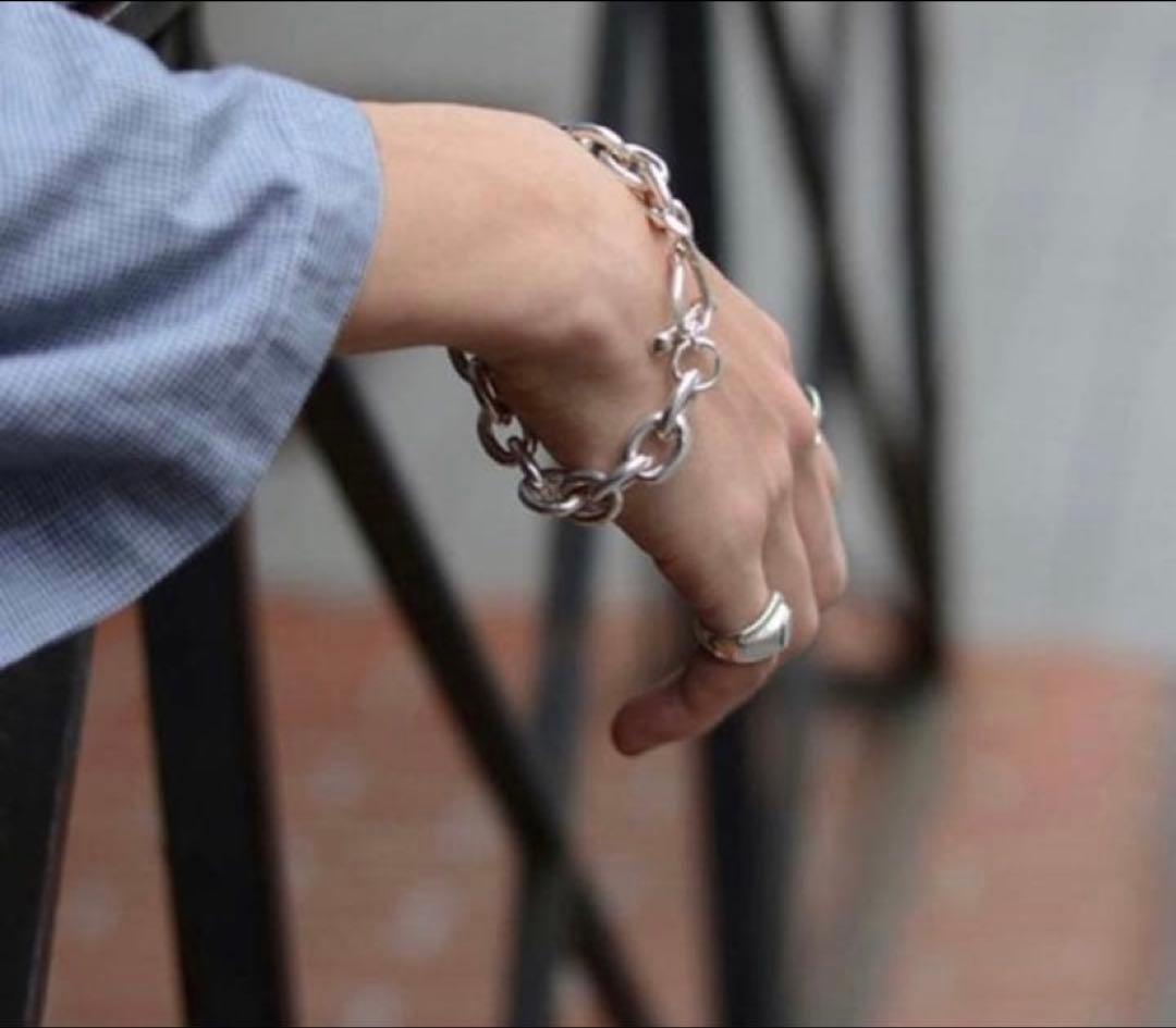 アクセサリー schott meian \"fat chain\" bracelet