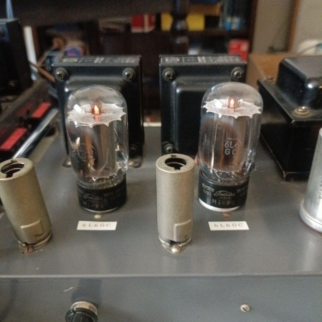 6L6 真空管ステレオパワーアンプ ジャンク