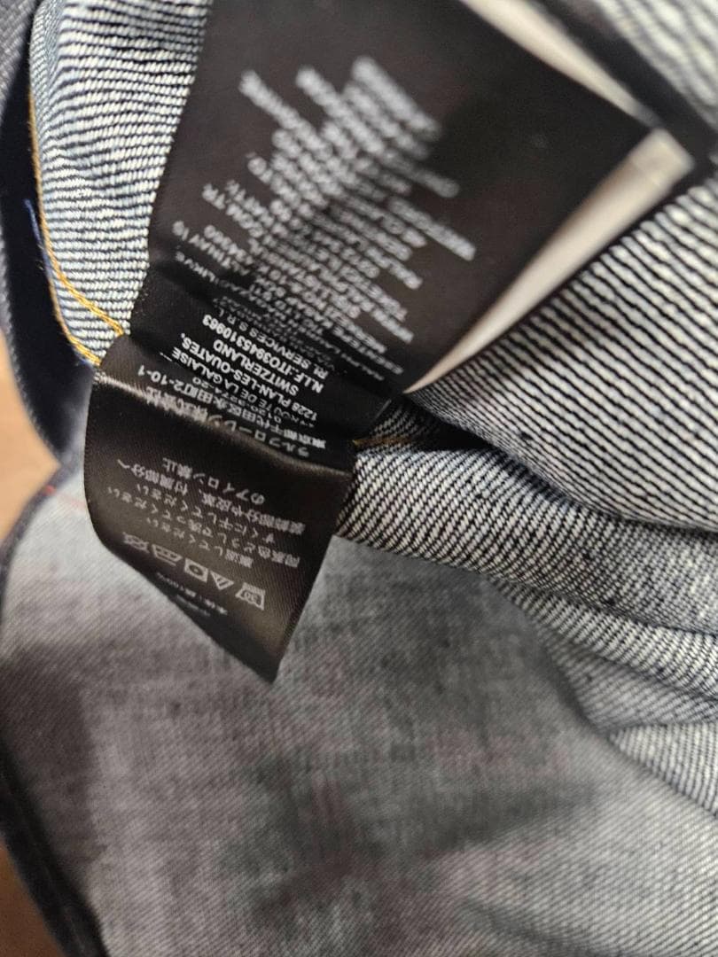 【新品未使用】DOUBLE RRL ダークデニムノンウォッシュ シャツ（L)