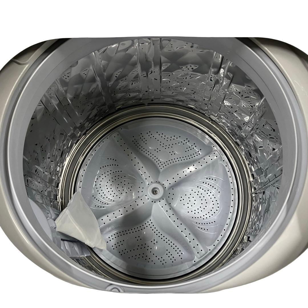 【極美品/24年製】シャープ 洗濯機 8kg ES-SV8K 穴なし槽 自動投入