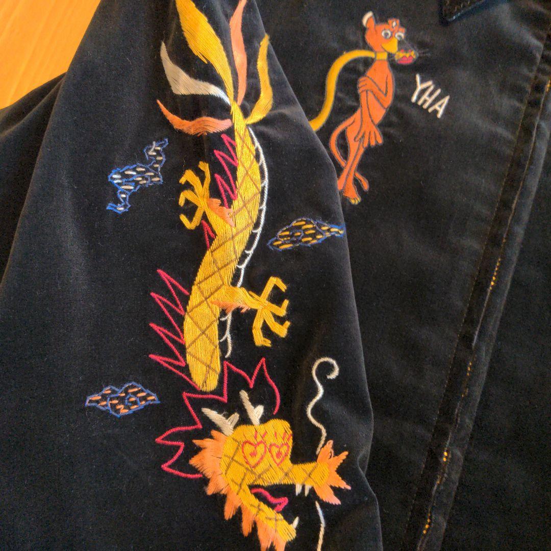 WEIRDO GROWN-UP スカジャン 黒