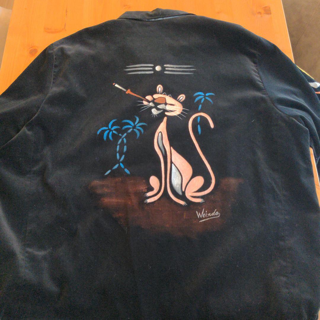 WEIRDO GROWN-UP スカジャン 黒