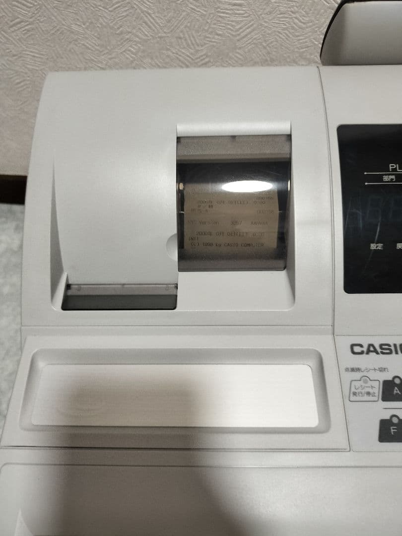 ものすごくものすごく綺麗！！！CE-6000 CASIO レジスター