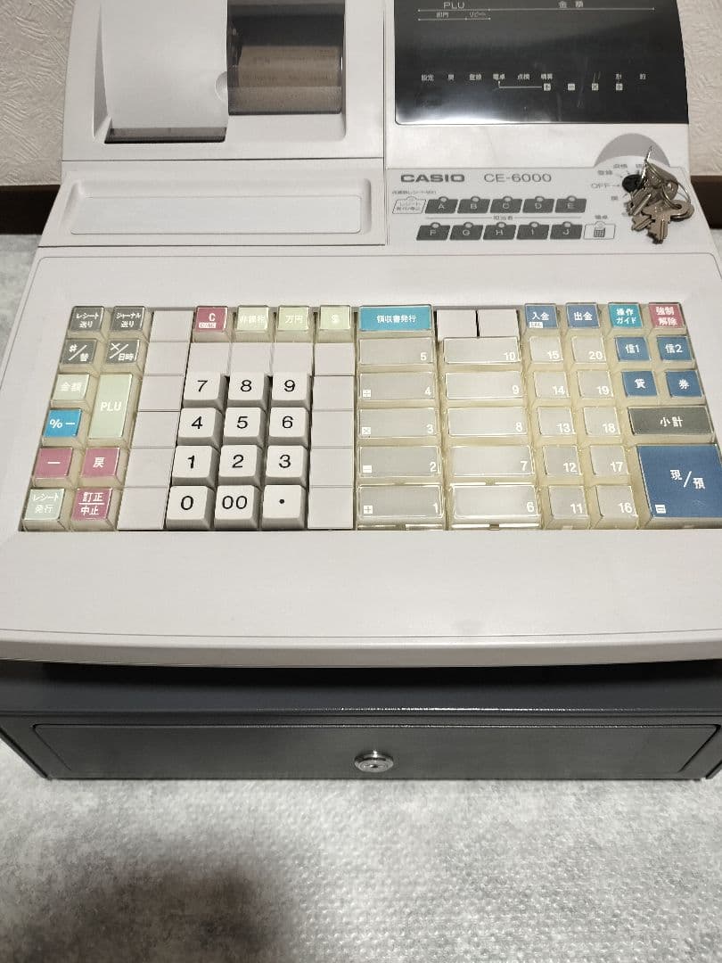 ものすごくものすごく綺麗！！！CE-6000 CASIO レジスター