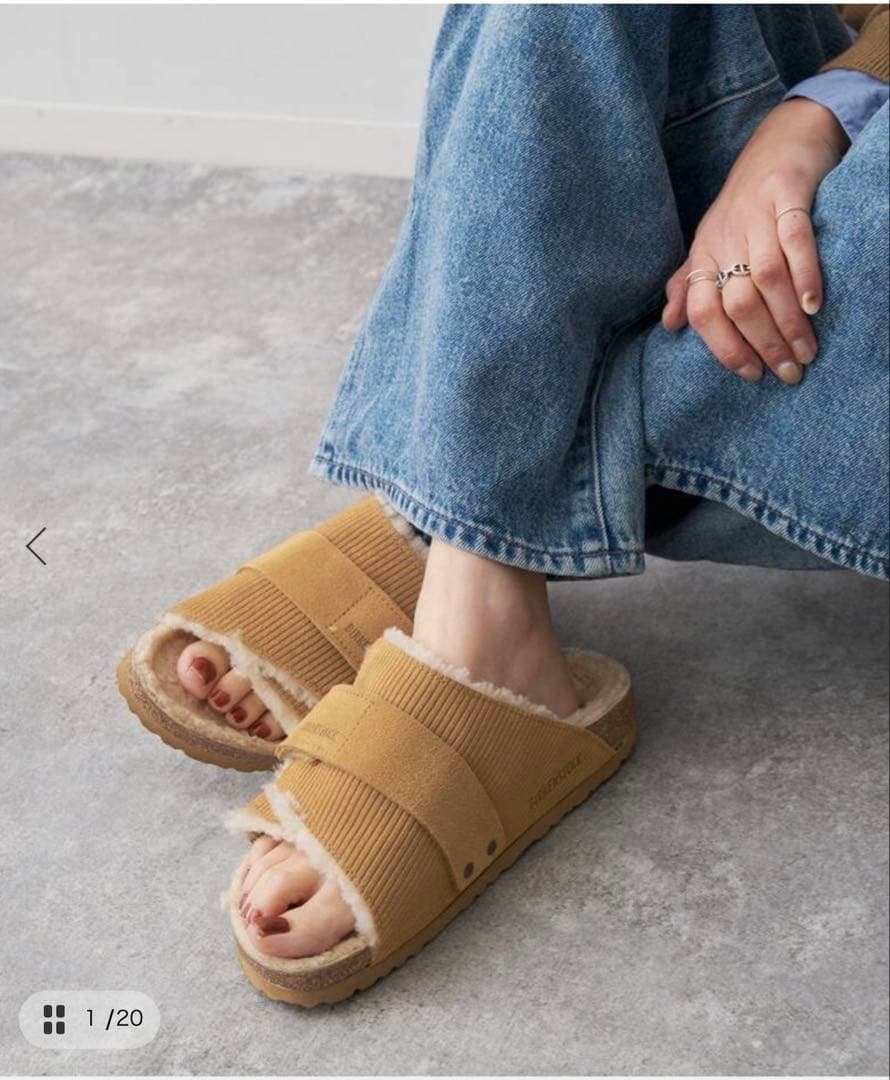 た*ん様 BIRKEN STOCK Kyoto Teddy LEVE Cordu