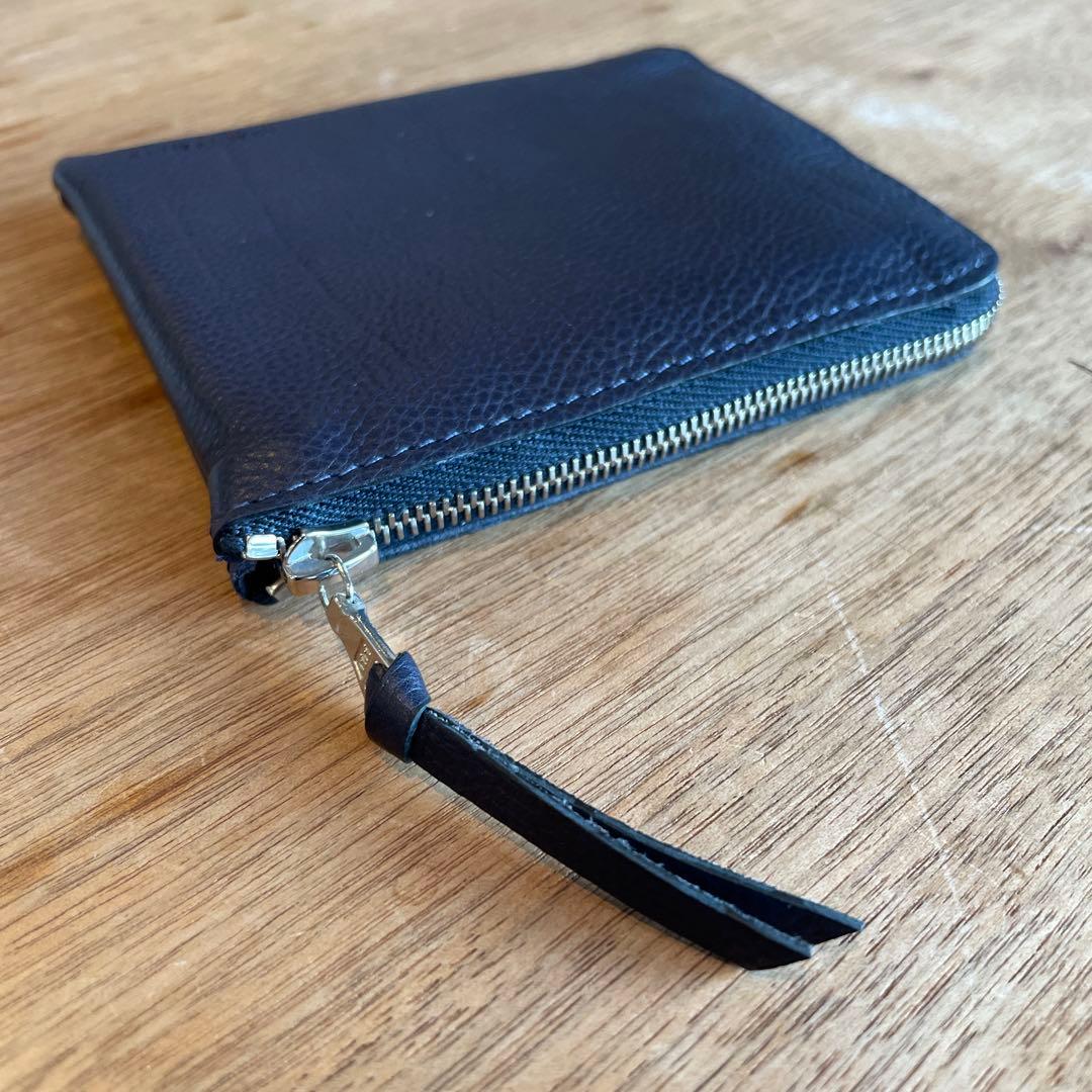 新品 紺 ホワイトハウスコックス S9829 ジップ パース 財布 ウォレット