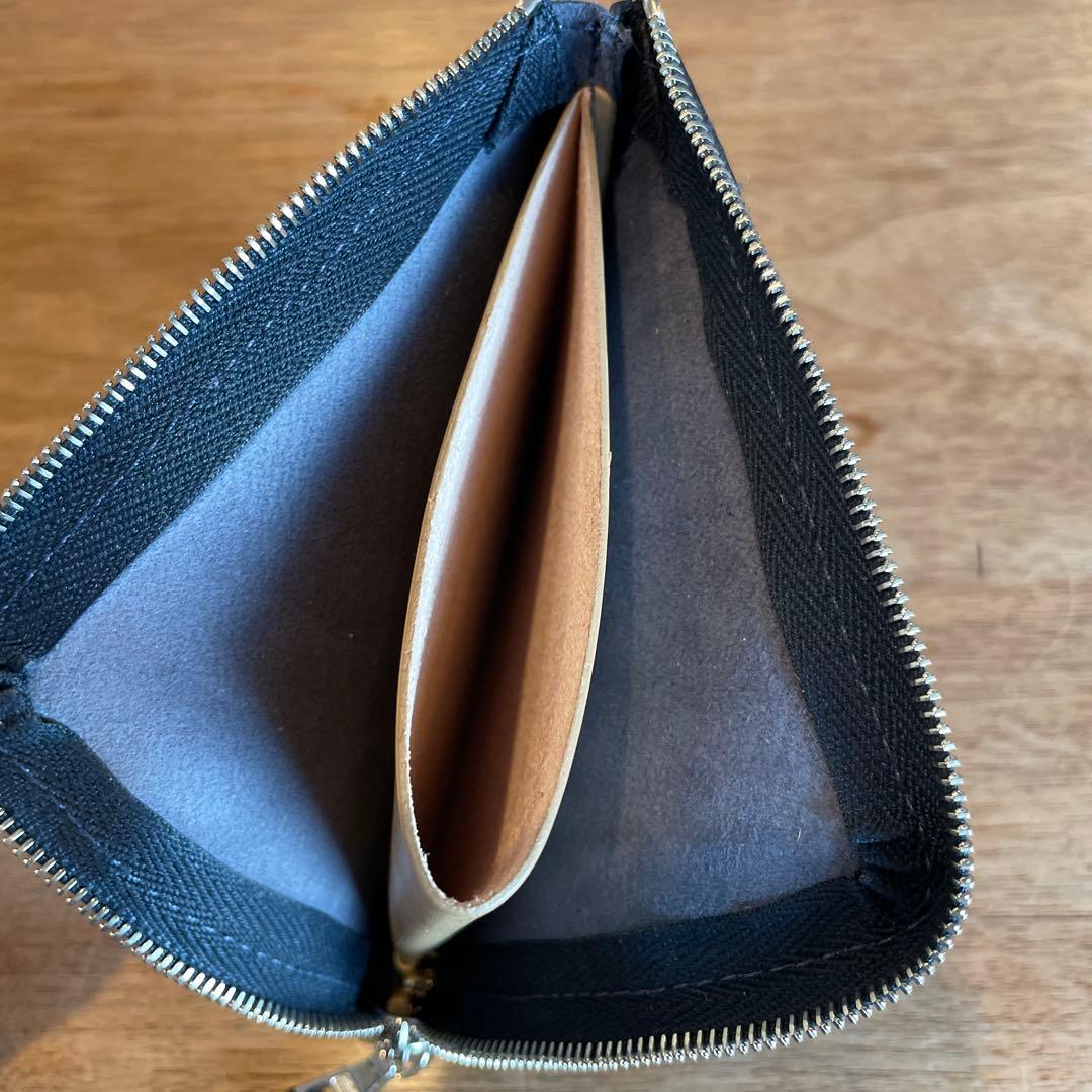 新品 紺 ホワイトハウスコックス S9829 ジップ パース 財布 ウォレット