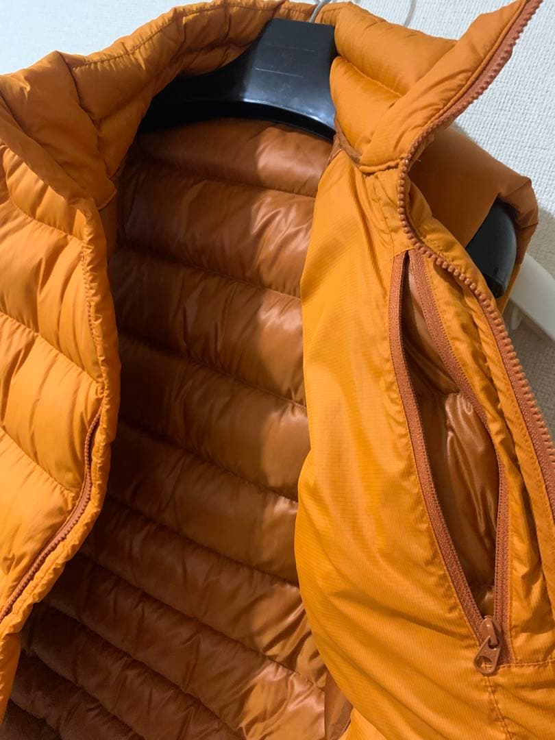 アークテリクス　ダウンベスト　登山　ハイキング