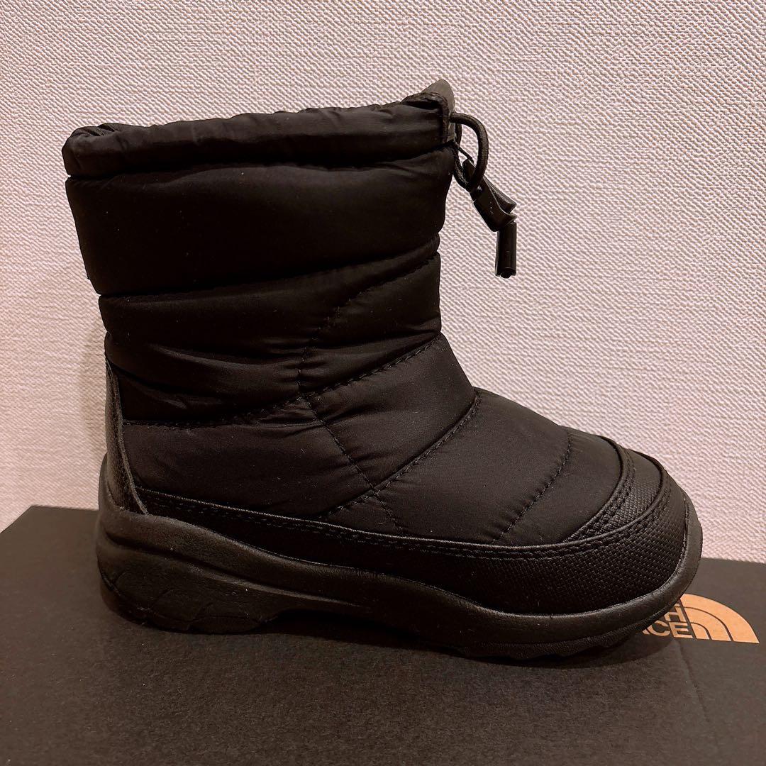 【極美品】ノースフェイス ヌプシ ブーティ ウォータープルーフ 17cm 子供用