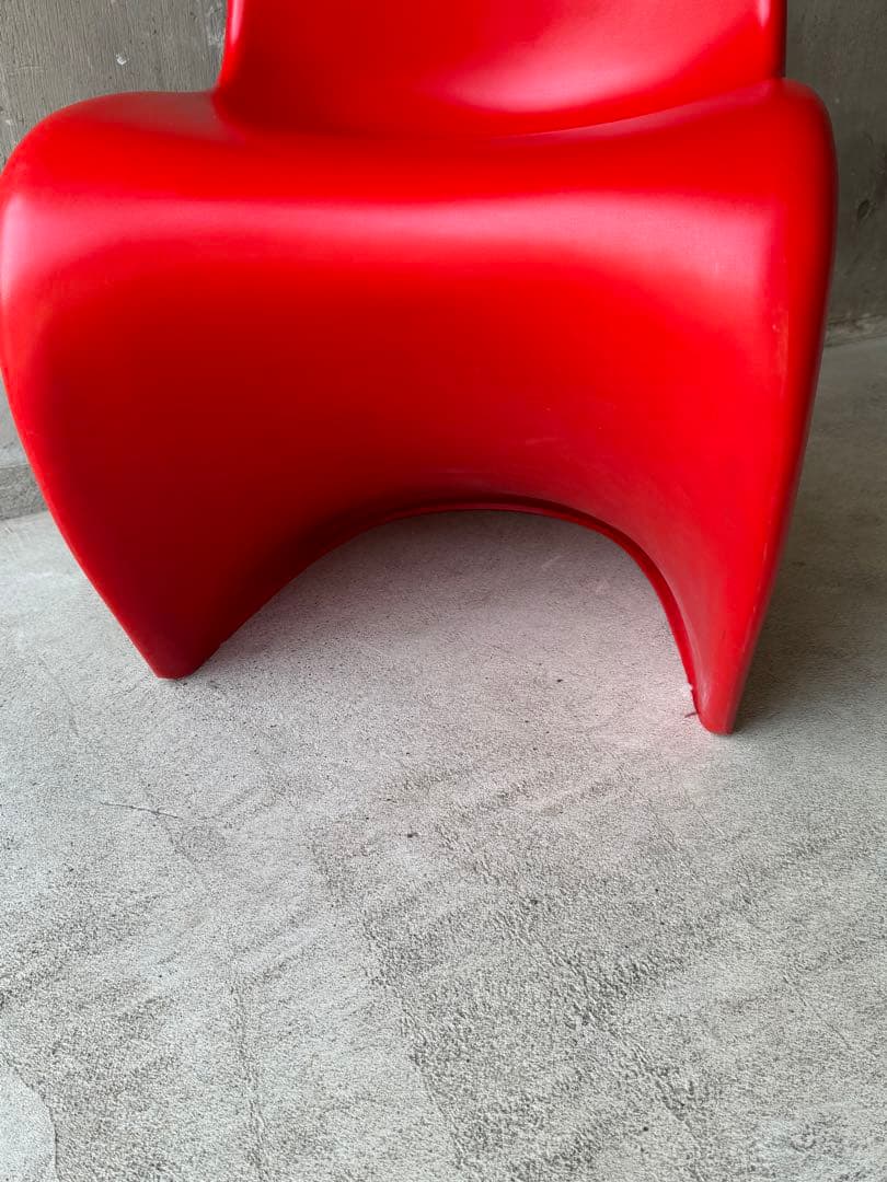 【さらぽん②】Vitra パントンチェア艶なしレッド