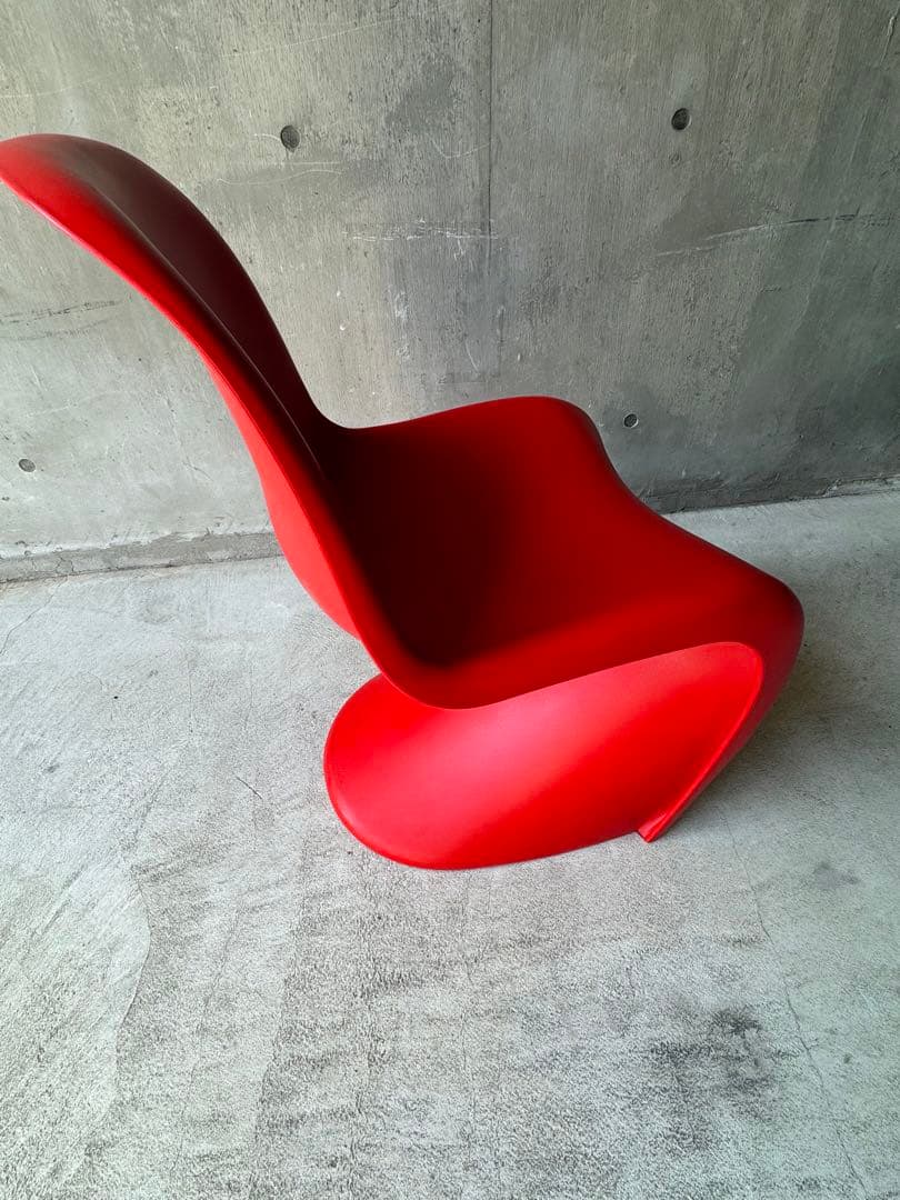 【さらぽん②】Vitra パントンチェア艶なしレッド