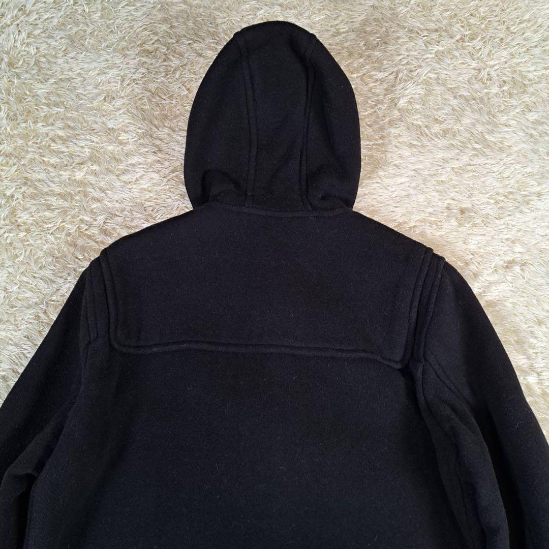 未使用級　イーストボーイ　ダッフルコート　ウール　ブラック