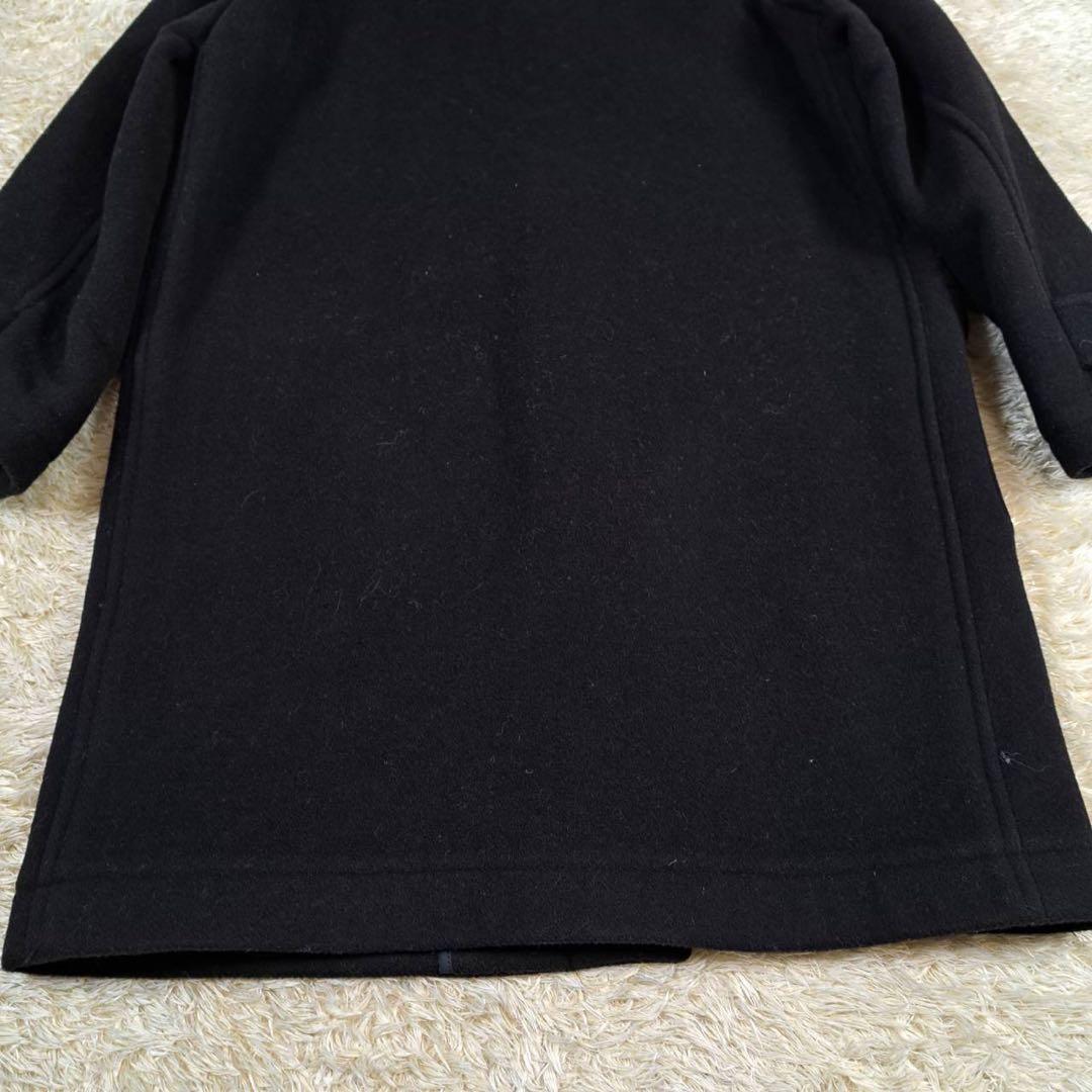 未使用級　イーストボーイ　ダッフルコート　ウール　ブラック