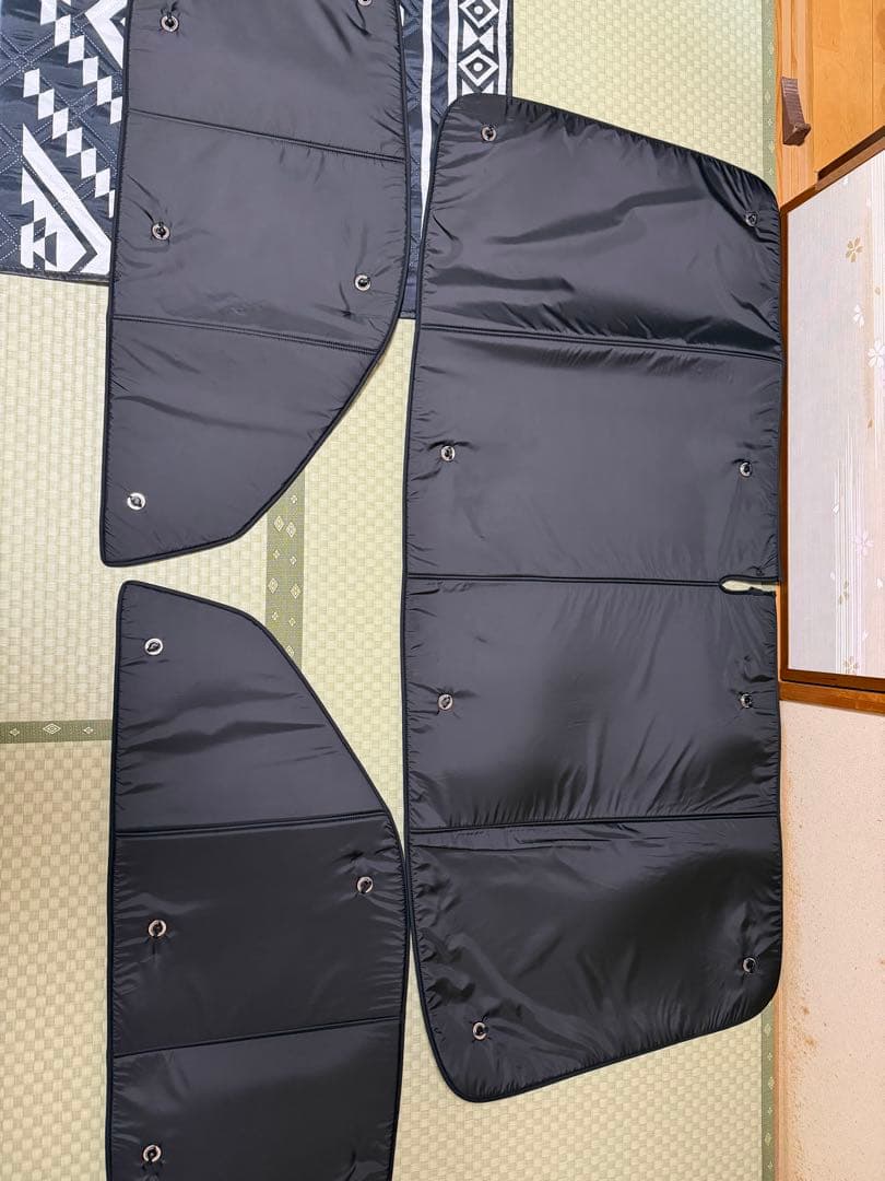 ハイエース ユーアイビーグル遮光パッド ワイド リア5面+アトマイズフロント3枚