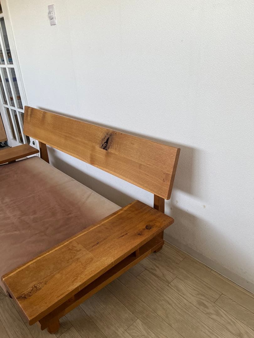 飛騨産業　森のことば　オーク無垢　ソファ（両肘付）クッション無　2000年代初期