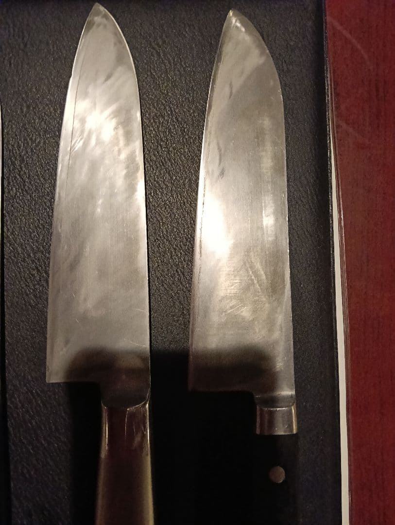 8万円　木屋粉末ハイス鋼　三徳包丁堺刀司ラプレミア18センチ　堺刀司ペティナイフ