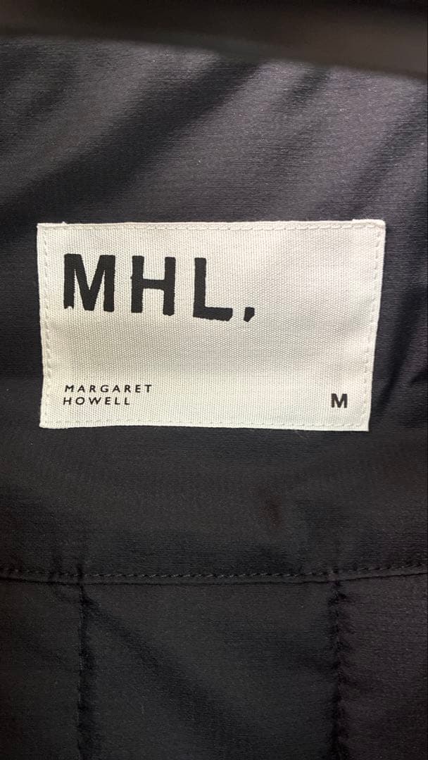 マーガレットハウエル MHL. モッズコート 黒　メンズM 美品