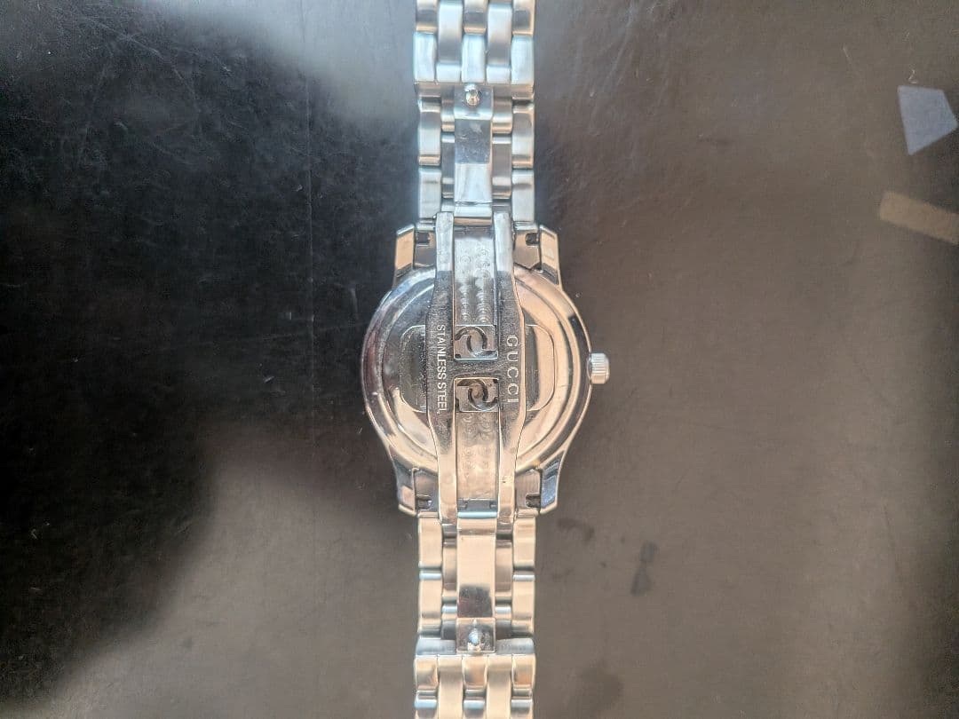 GUCCI 腕時計 5500L 11Pダイヤ 外箱 ステンレス 1630