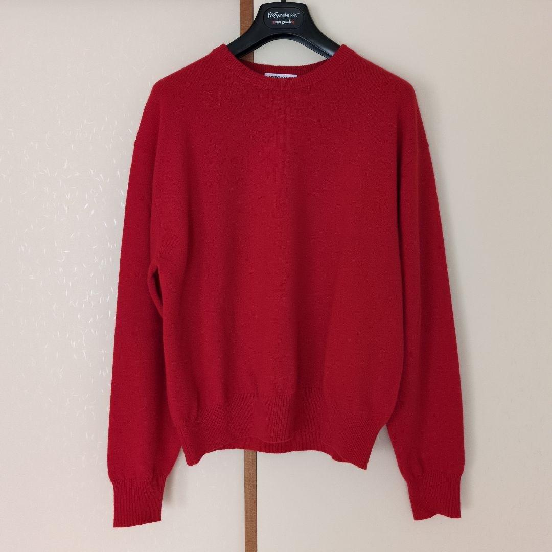 2025 ドゥーズィエムクラス　Charlotte クルーネックニット　赤