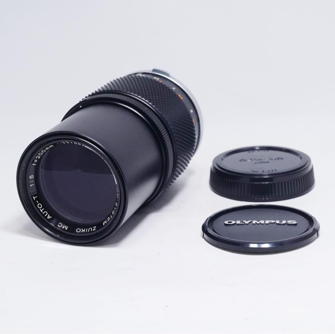 極美品 OLYMPUS OM ZUIKO MC AUTO-T 200mm f5