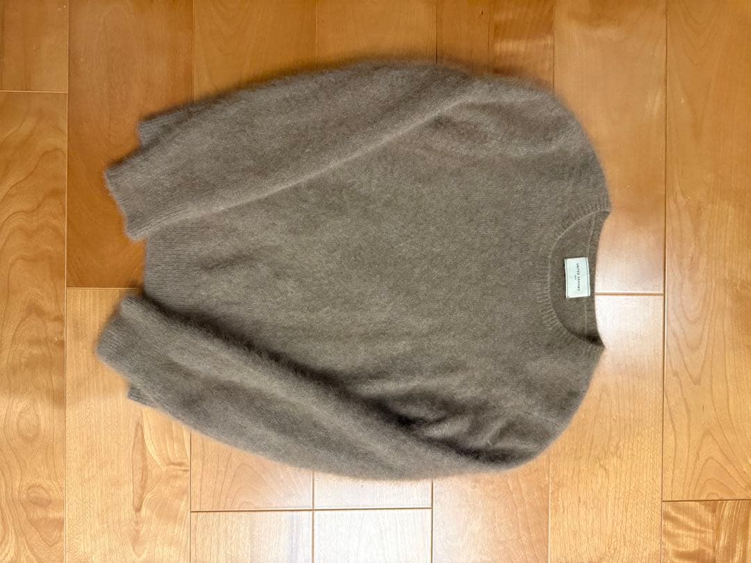 ひ*ん様 美品　UNITED ARROWS ブラウン カシミヤ　クルーネックニッ