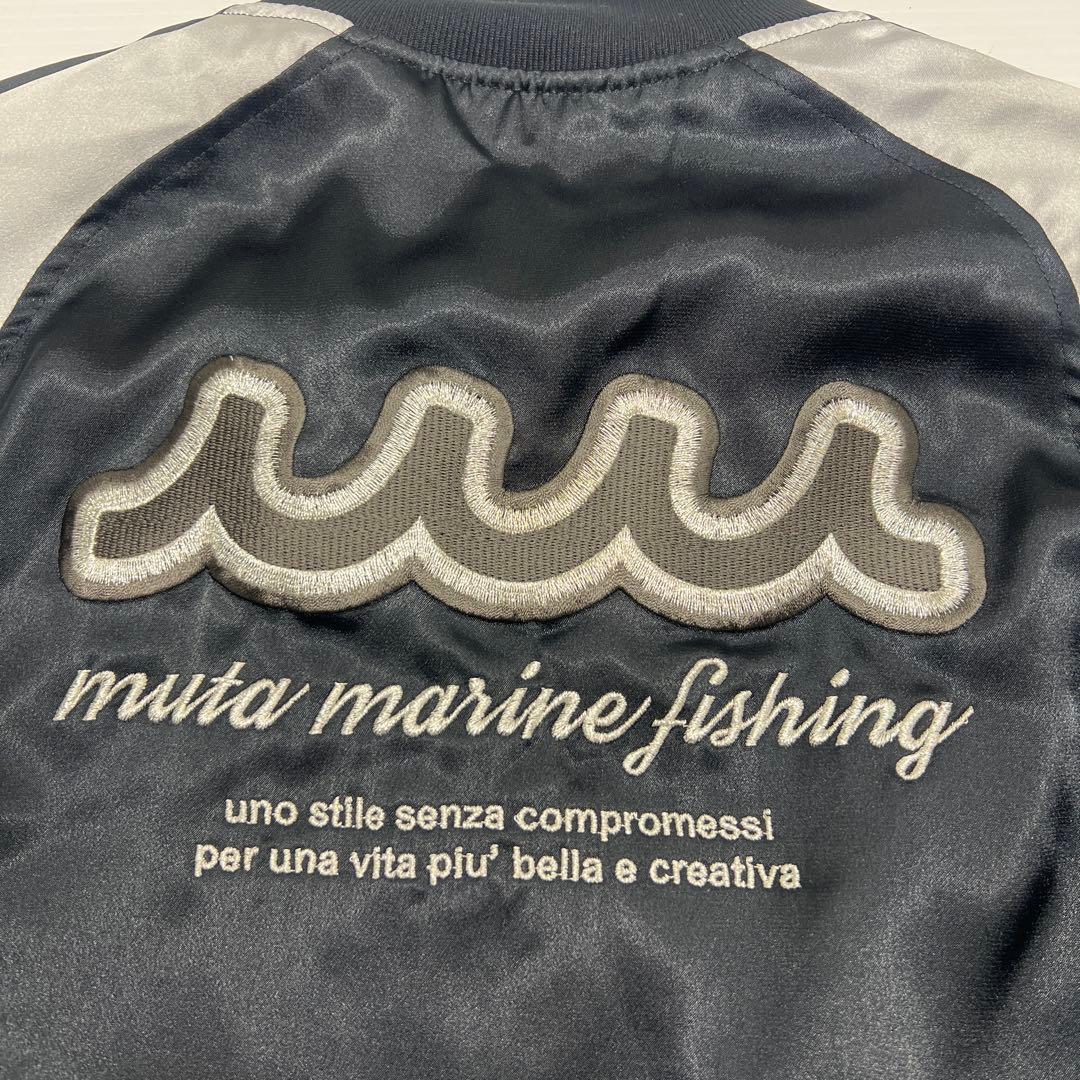 muta スカジャン ブラック/シルバー S