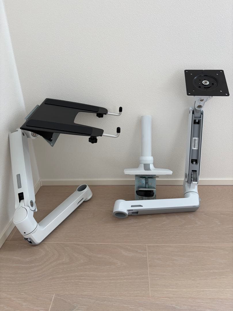 【週末限定】エルゴトロン LX ホワイト ノートブックトレー付