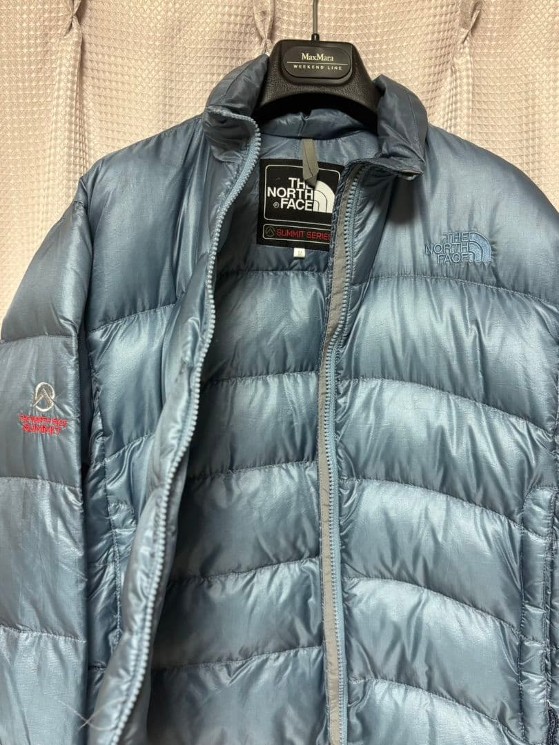 ザ・ノース・フェイス　ダウンジャケット　青　Мサイズ　サミットシリーズ