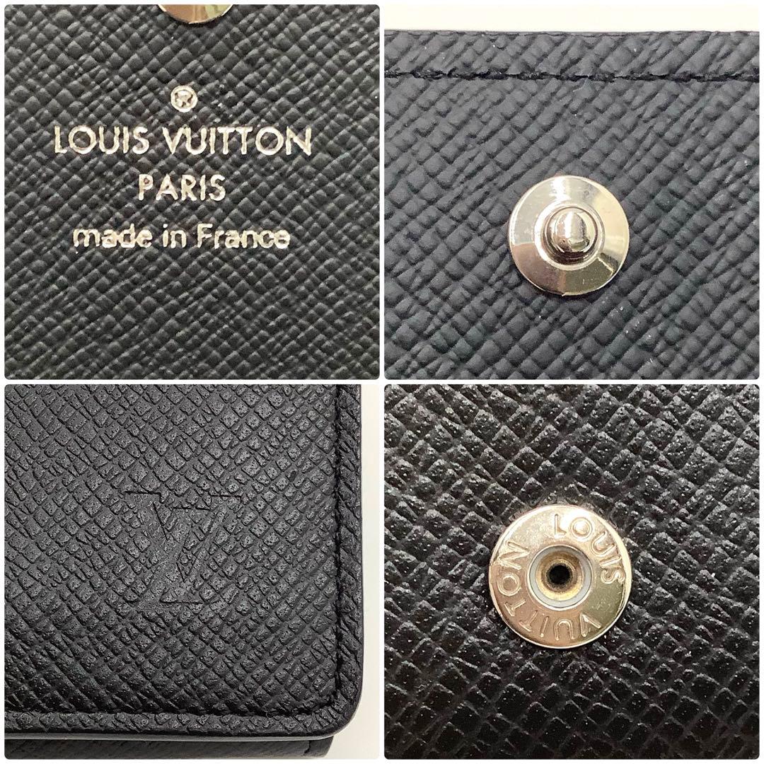 新品未使用 ルイヴィトン タイガ アンヴェロップカルトドゥヴィジット NM 黒