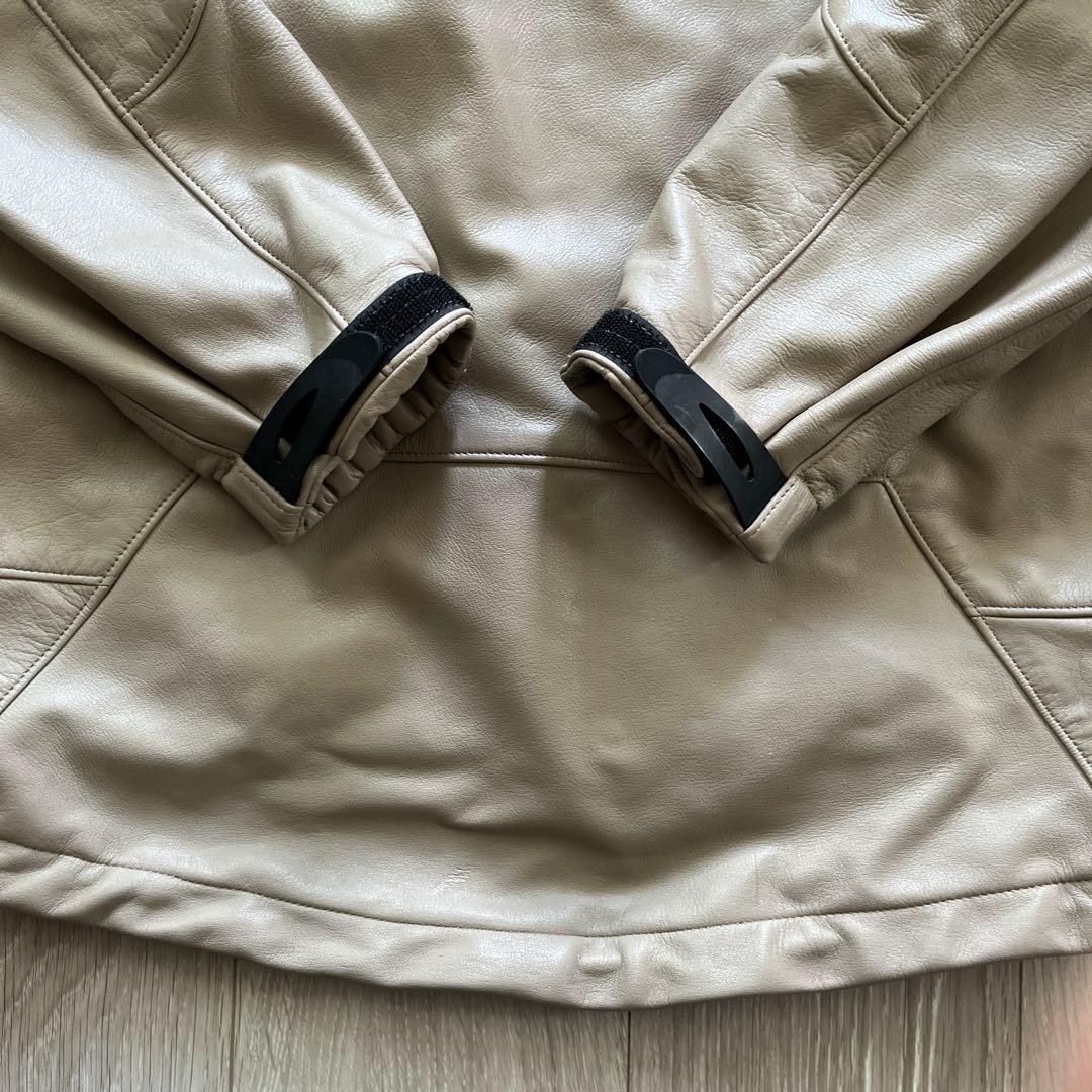 the world is yours レザーマウンテンパーカー　sizeS