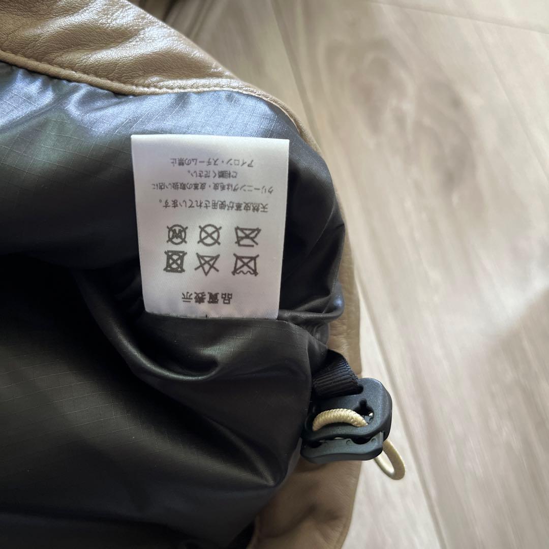 the world is yours レザーマウンテンパーカー　sizeS