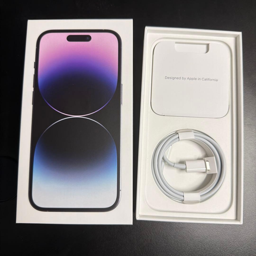 iPhone14pro 512GB【最大容量100％】ディープパープル