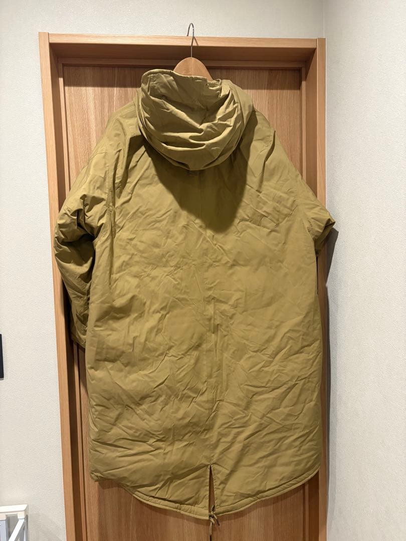 スピックアンドスパン 撥水フーデッドダウンコート