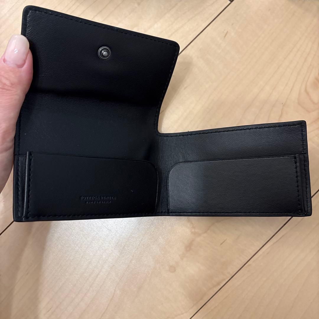 BOTTEGA VENETA ブラックレザー名刺入れ　新品未使用