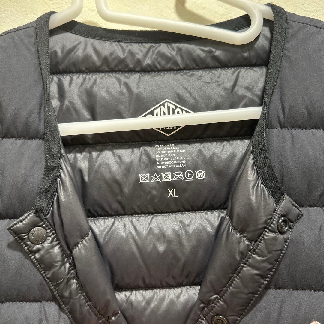美品 DANTON ブラック インナー ダウンジャケット XL