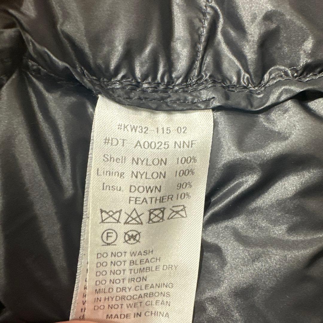 美品 DANTON ブラック インナー ダウンジャケット XL