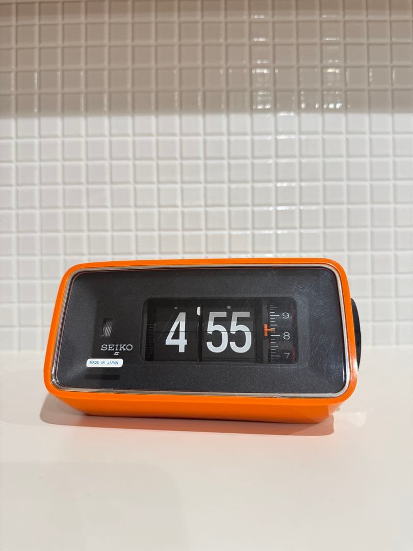 【レア】セイコー SEIKO DP691T パタパタ時計 目覚まし時計4点セット
