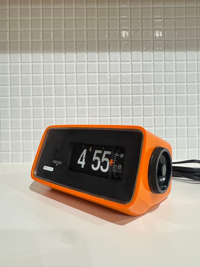 【レア】セイコー SEIKO DP691T パタパタ時計 目覚まし時計4点セット