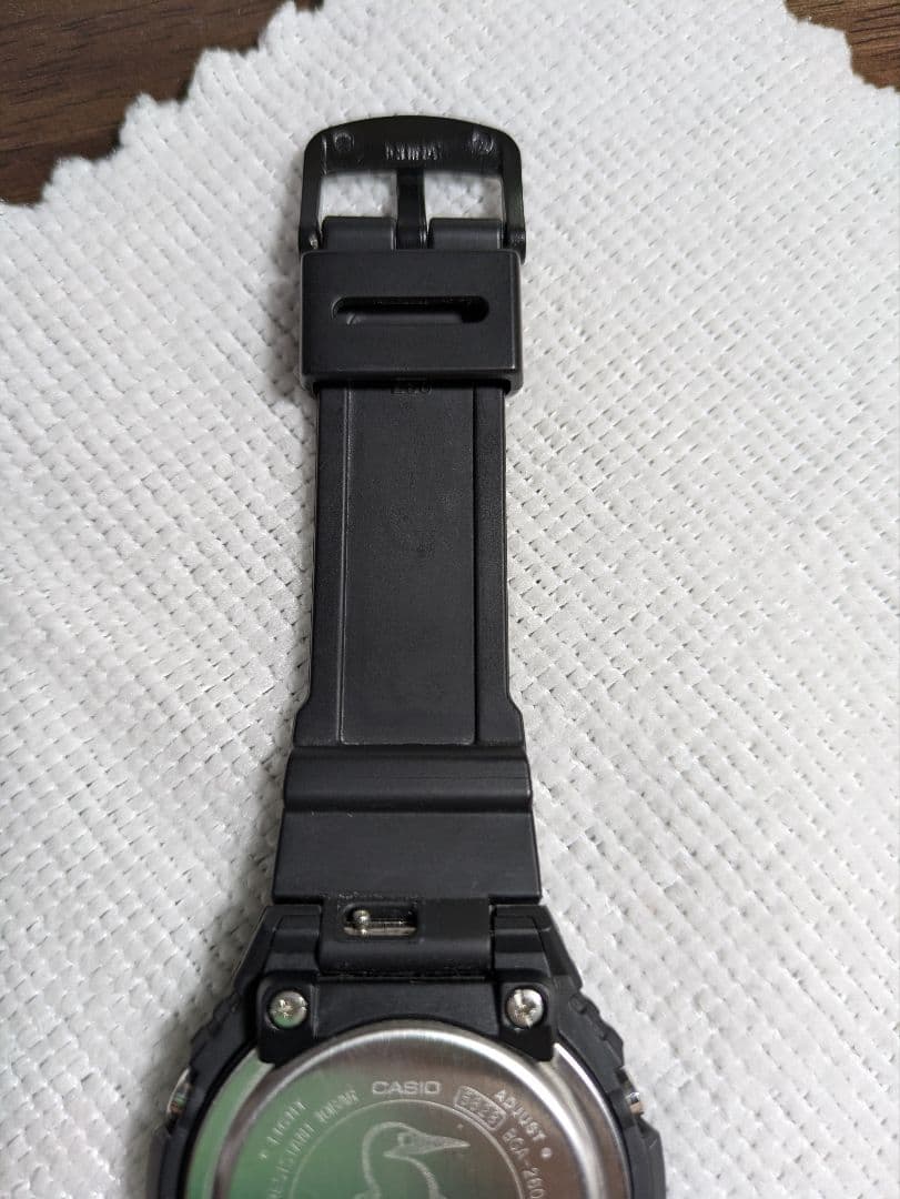 CHUMS BABY-G ブラック腕時計