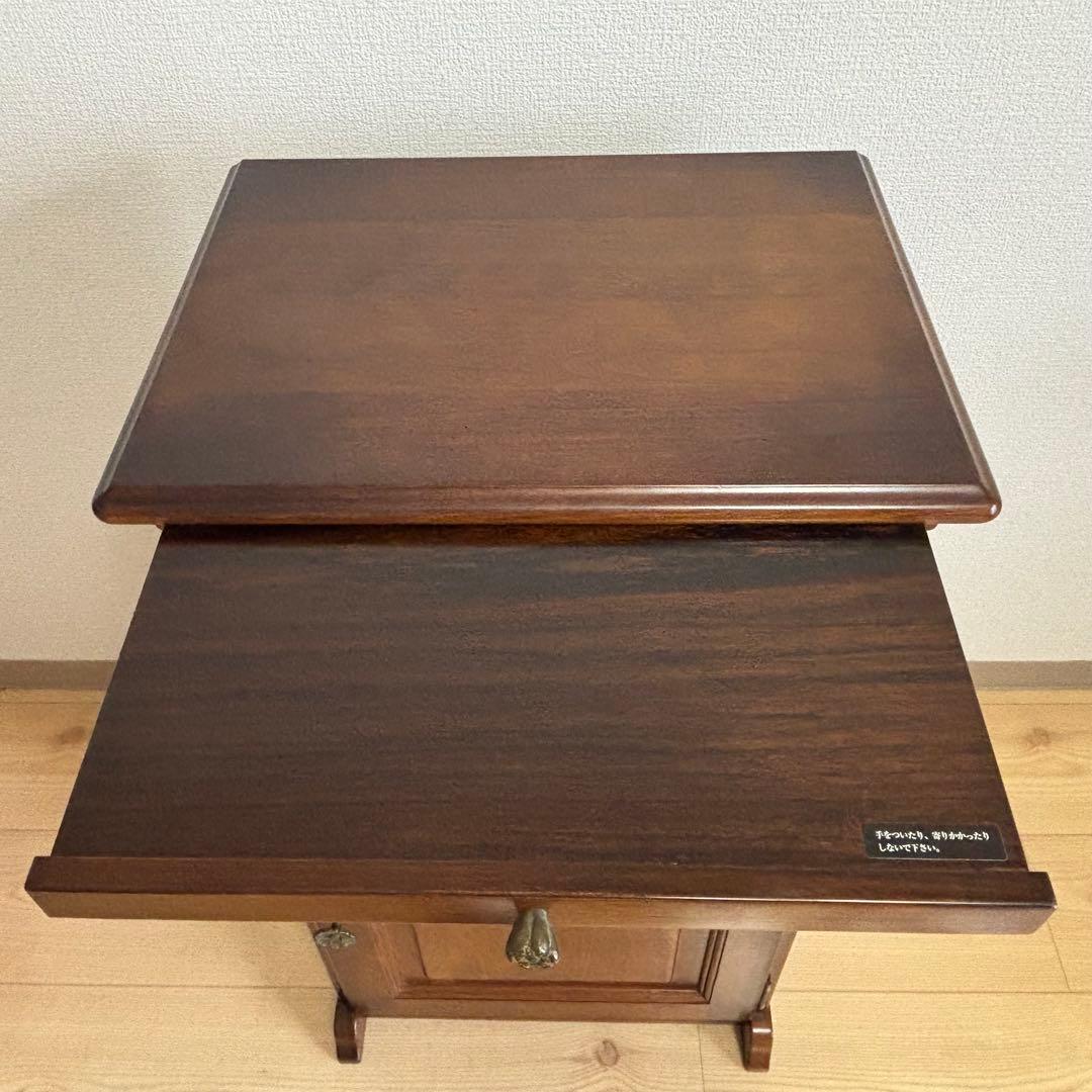 【美品】Karimoku カリモクコロニアル 電話台 サイドキャビネット