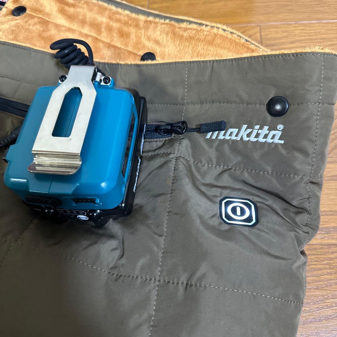 マキタ　充電式暖房ひざ掛け cb200dbn バッテリーホルダ付き