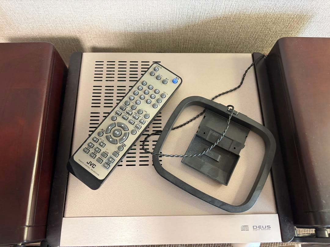 JVC CA-XR9P ミニコンポ ウッドコーンスピーカー付き