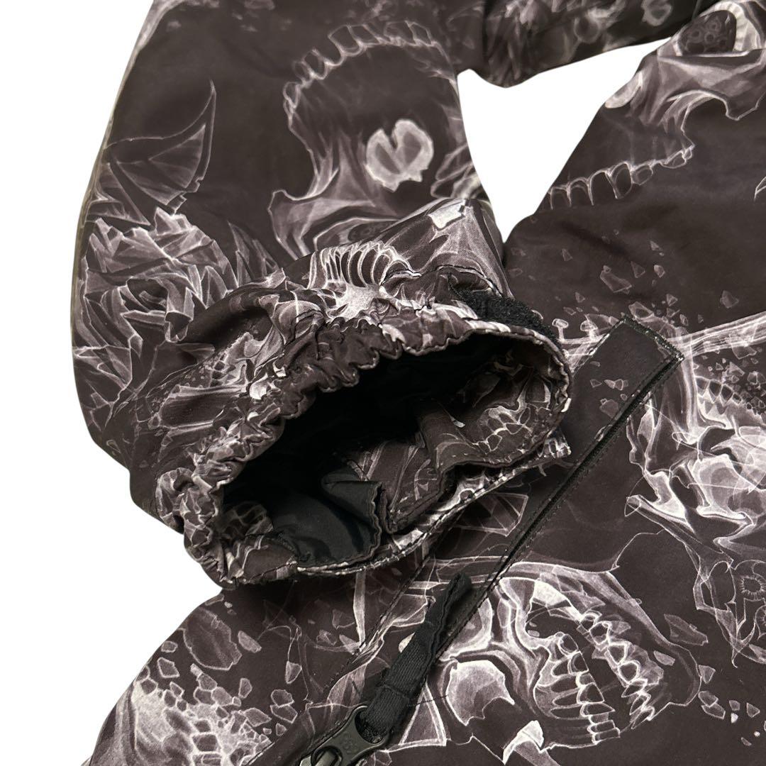 686 スノーボード ジャケット スカルデザイン 総柄 希少 Mサイズ