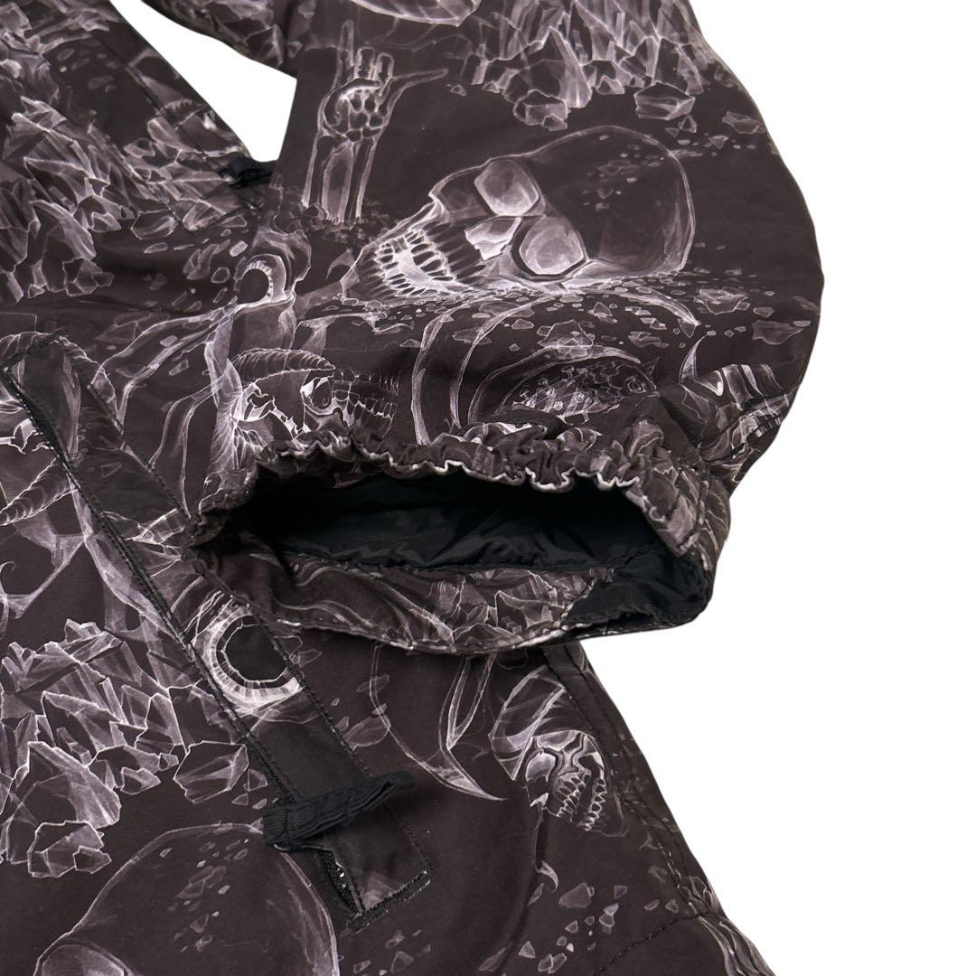 686 スノーボード ジャケット スカルデザイン 総柄 希少 Mサイズ